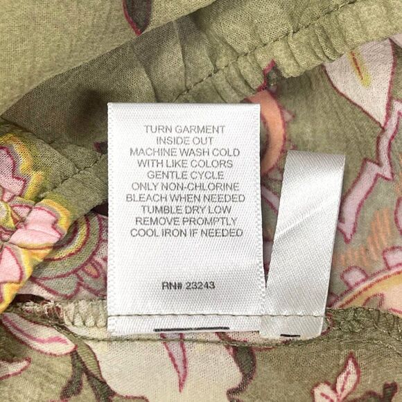 SOHO JEANS NY&CO | Women's Floral Blouse| Floral Sheer Top Size Medium - Picture 6 of 14